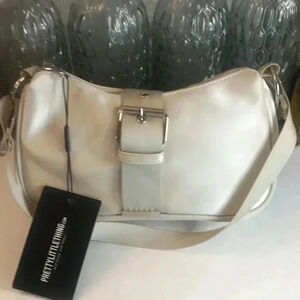 Pretty little thing stone buckle up bag NWT
